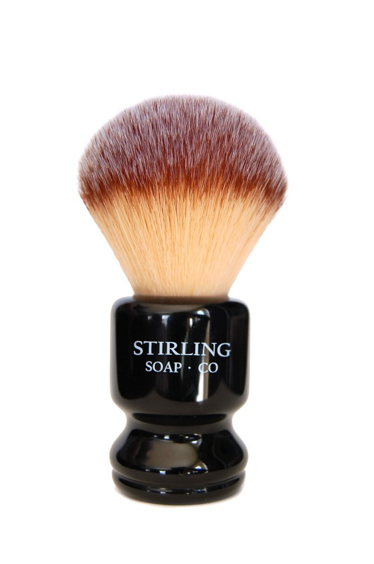 STIRLING SOAP CO SYNTHETIC SHAVE BRUSH PRO HANDLE, 26mm x 54mm