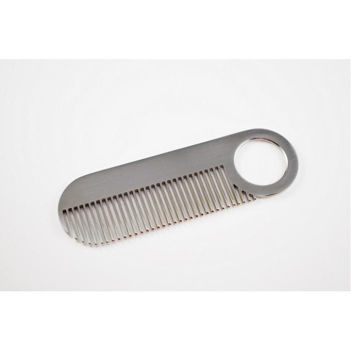 CHICAGO COMB CO MODEL NO. 2 MATTE, STAINLESS STEEL COMB