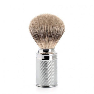 MUHLE SILVERTIP BADGER CHROME PLATED HANDLE SHAVE BRUSH 091 M 89