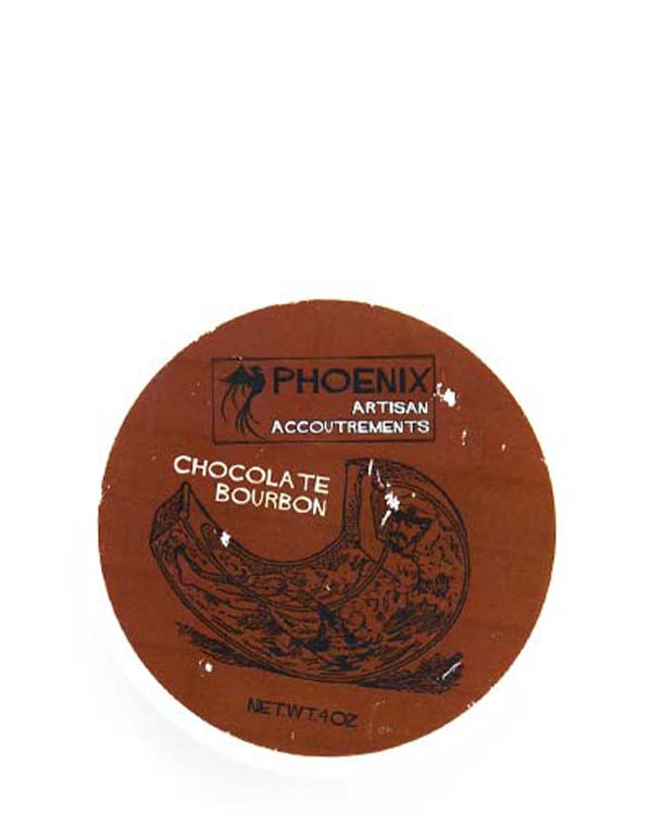 PHOENIX CHOCOLATE BOURBON SHAVE SOAP 4 OZ