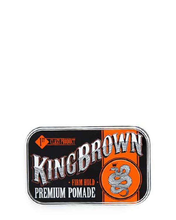 KING BROWN FIRM HOLD PREMIUM POMADE 2.5 OZ