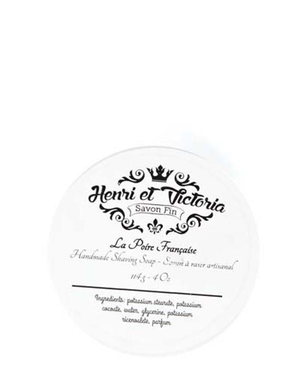 HENRI ET VICTORIA LA POIRE FRANCAISE SHAVING SOAP 114g