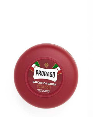 PRORASO RED MOISTURIZING AND NOURISHING SHAVE SOAP IN BOWL 5.2 OZ