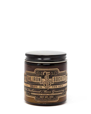 THE IRON SOCIETY OLD FASHIONED MEN'S GROOMING AID POMADE 3 OZ