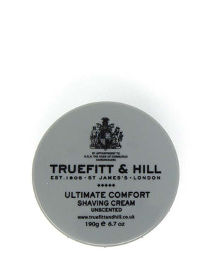 TRUEFITT & HILL ULTIMATE COMFORT SHAVING CREAM UNSCENTED 6.7 FL OZ