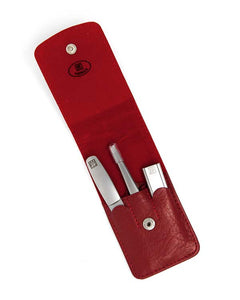 ZWILLING RED SERIES 3 PIECE MANICURE SET